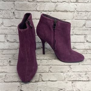 ALDO Purple Ankle Boots 7.5